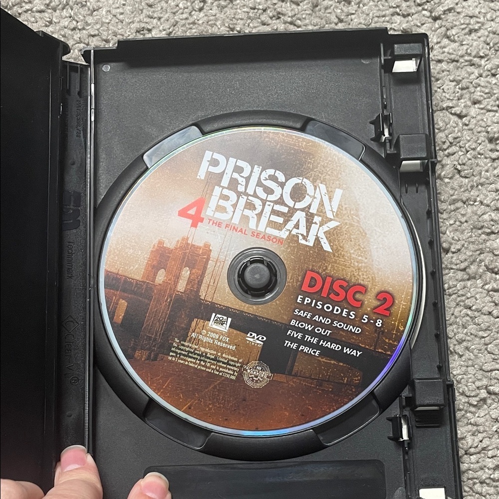 Prison Break Season 4 Disc 2 Episodes 5-8 DVD - Picture 4 of 5